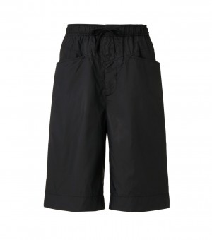 Black Onitsuka Tiger Cropped Pants | 64928-DXGN