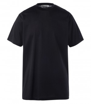 Black Onitsuka Tiger T Shirts | 61374-FKQN