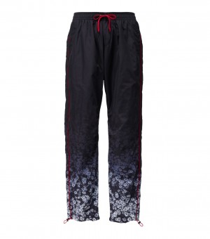 Black / Red Onitsuka Tiger P Track Pants | 29786-KYSZ