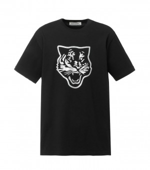 Black / Silver Onitsuka Tiger Logo Graphic T | 98106-LSMF