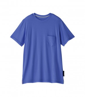 Blue Onitsuka Tiger T Shirts | 15970-LDPE