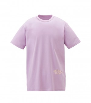 Lavender Onitsuka Tiger Graphic T Shirts | 28075-IOCV