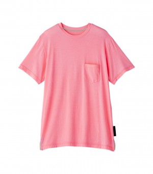 Pink Onitsuka Tiger T Shirts | 14607-DPQZ