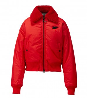 Red Onitsuka Tiger Ws Blouson Jackets | 41785-YZHA