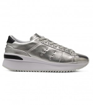 Silver Onitsuka Tiger Lawnship Pf | 72389-DMYV