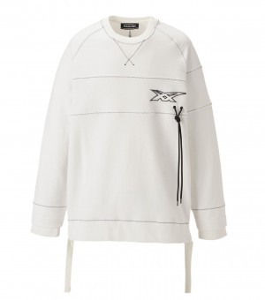 White Onitsuka Tiger Ls Tops | 21476-FLIO