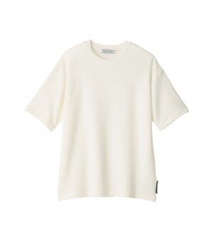 White Onitsuka Tiger T Shirts | 30429-AKFO