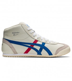 White / Blue Onitsuka Tiger Mexico Mid Runner | 39241-KRGZ