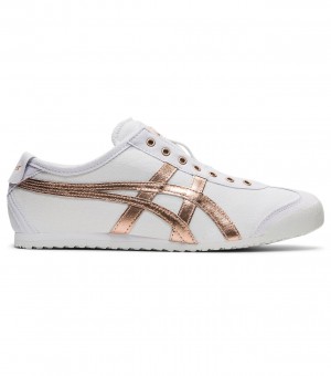 White / Rose Gold Onitsuka Tiger Mexico 66 Slip-On | 95843-NSUF