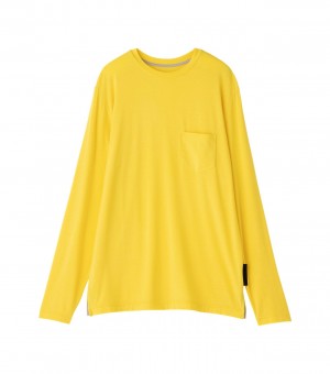 Yellow Onitsuka Tiger Sweatshirts | 57091-KRPI