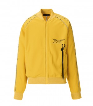 Yellow Onitsuka Tiger Track Tops | 90136-MERL