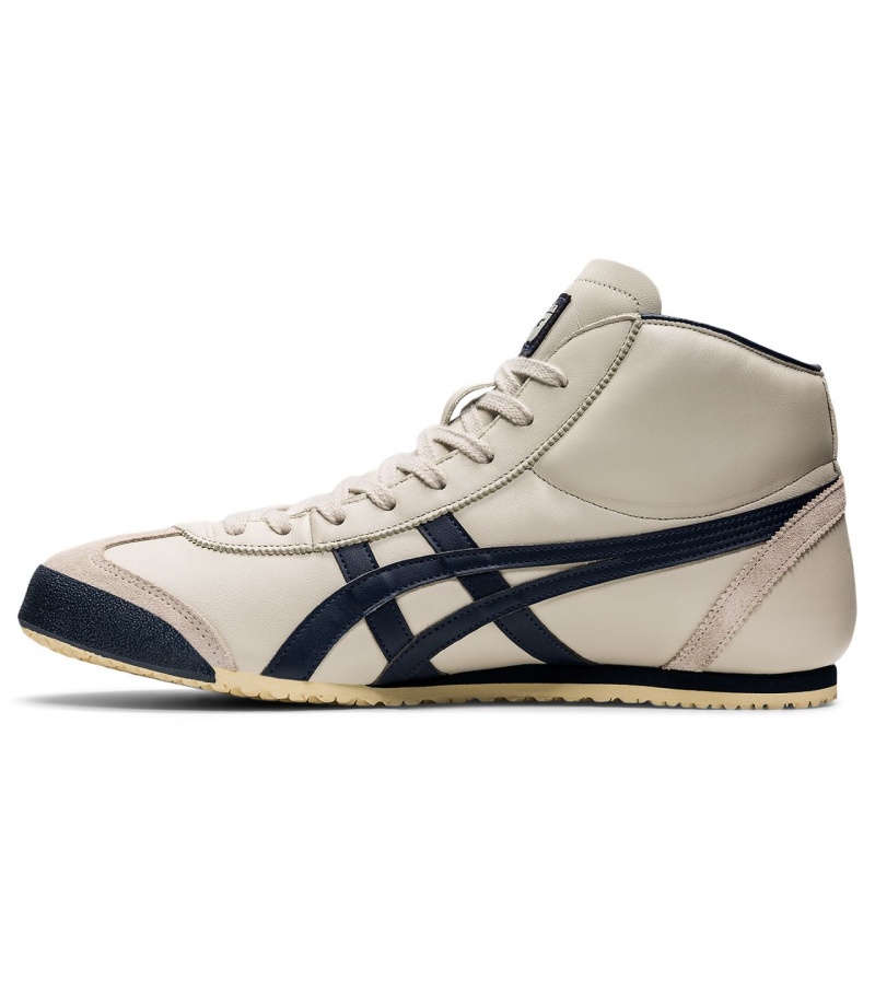 Beige Onitsuka Tiger Mexico Mid Runner | 93782-XAVZ