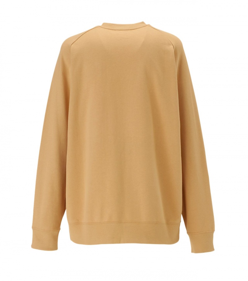 Beige Onitsuka Tiger Sweat Tops | 89475-TVWY