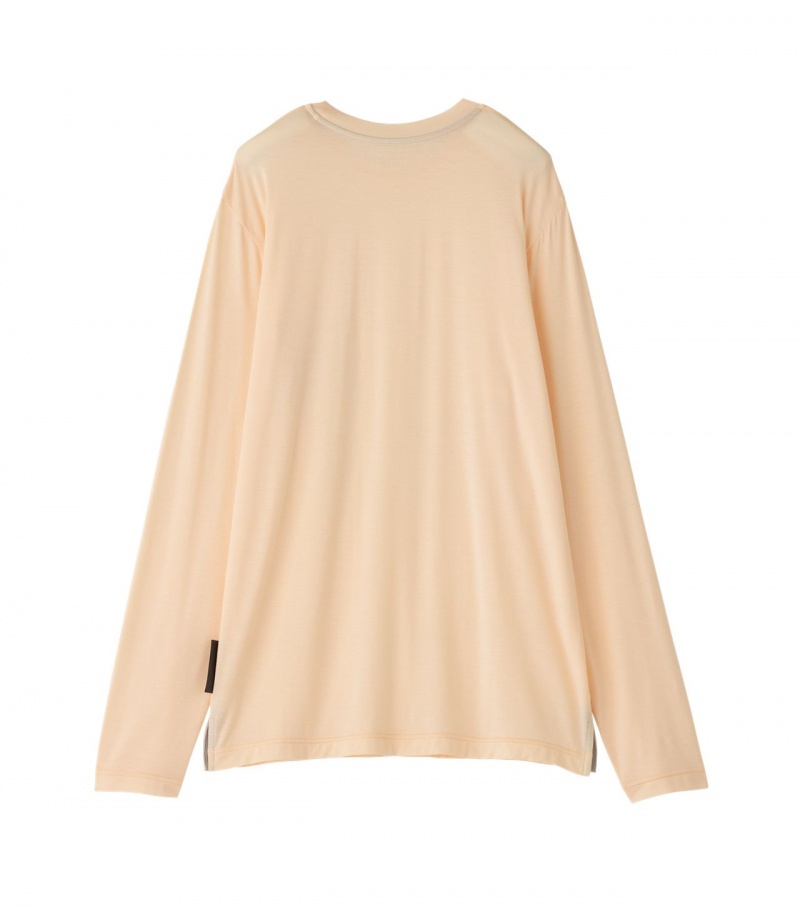 Beige Onitsuka Tiger Sweatshirts | 16893-EWNI