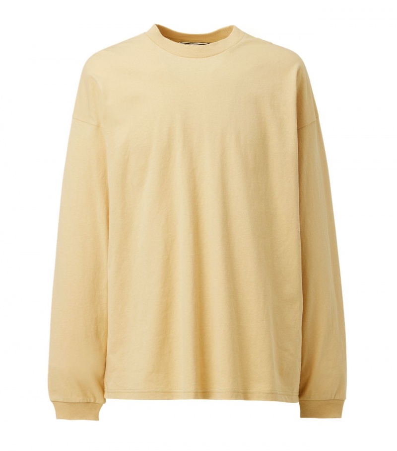 Beige Onitsuka Tiger Sweatshirts | 32841-SJHE