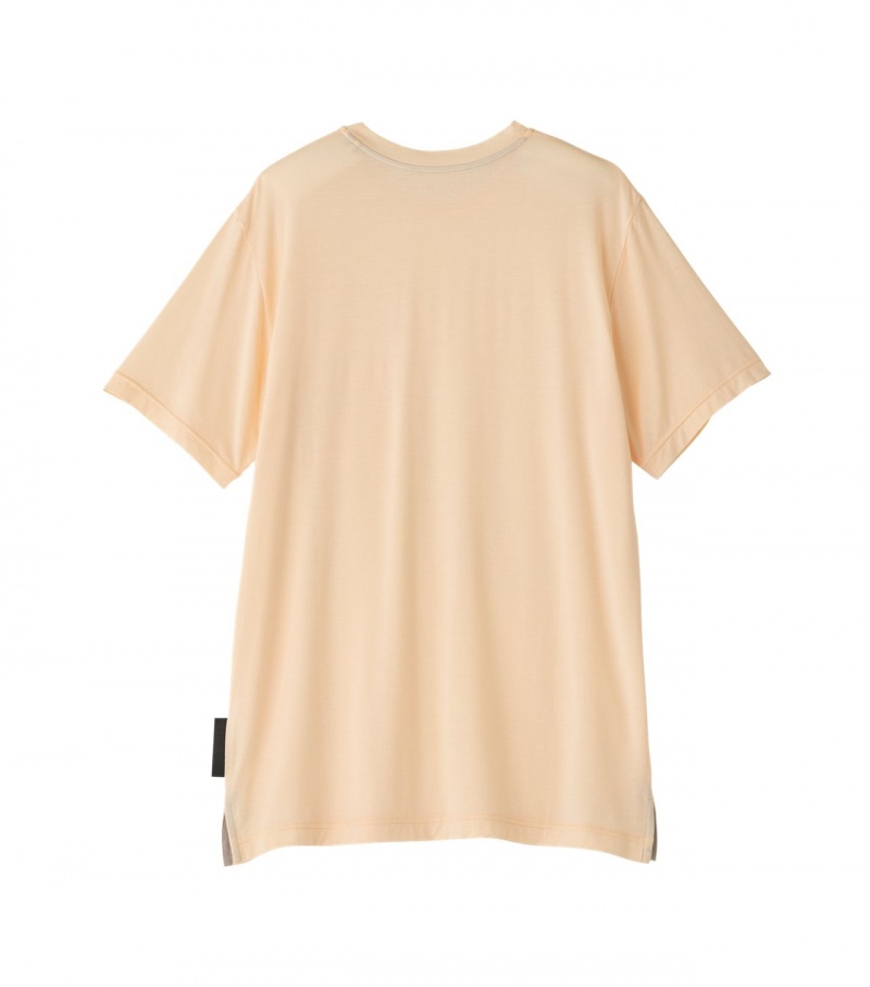 Beige Onitsuka Tiger T Shirts | 41938-GRWJ