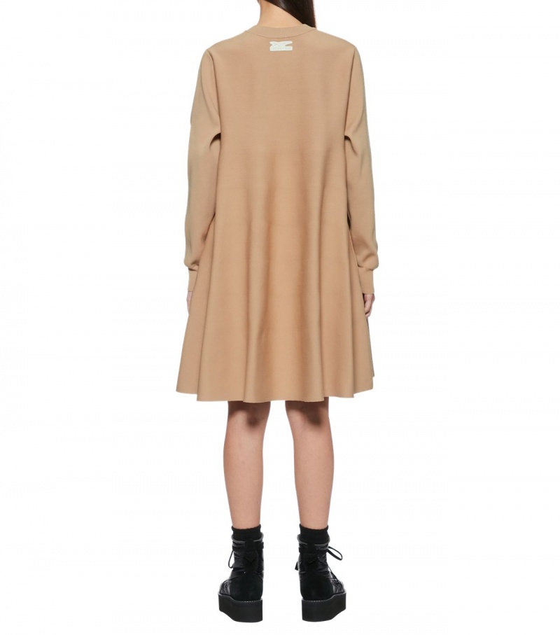 Beige Onitsuka Tiger Ws Knit Dress | 69271-DVIR