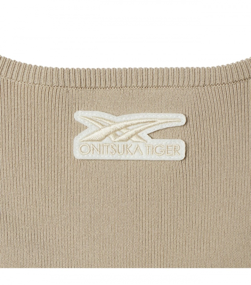 Beige Onitsuka Tiger Ws Knit Dress | 75249-POBR