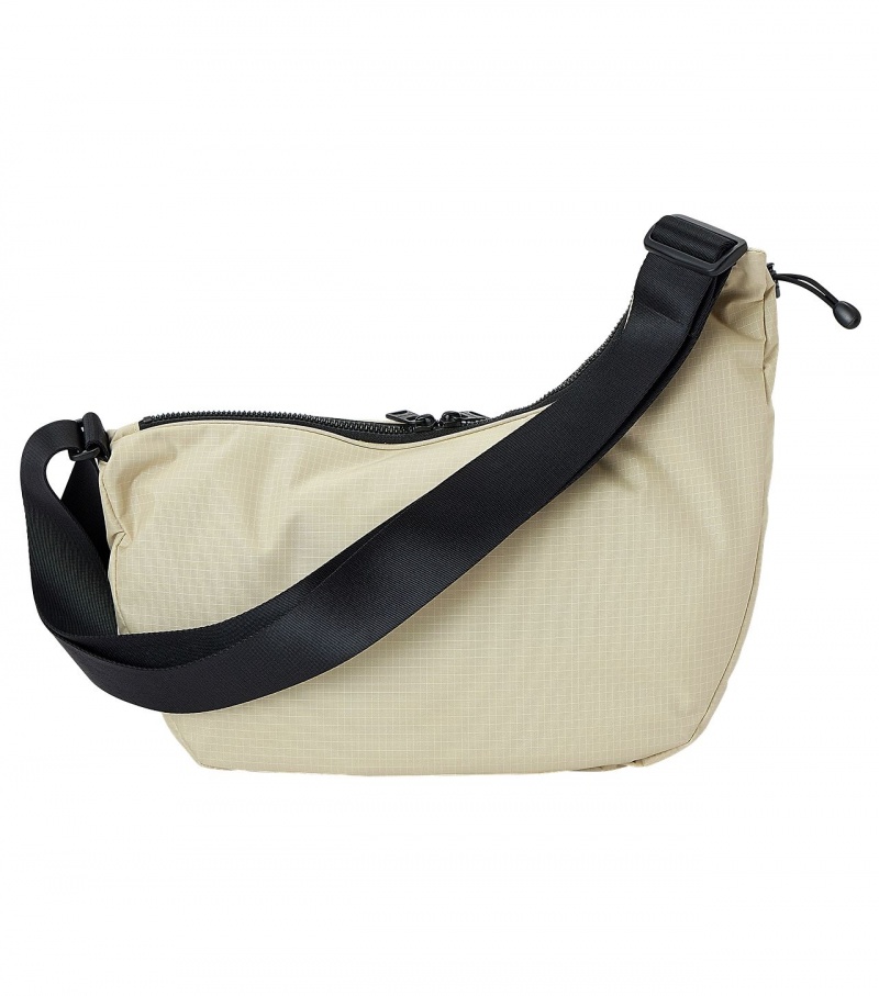 Beige / Black Onitsuka Tiger Messenger Bag | 95620-IPUS