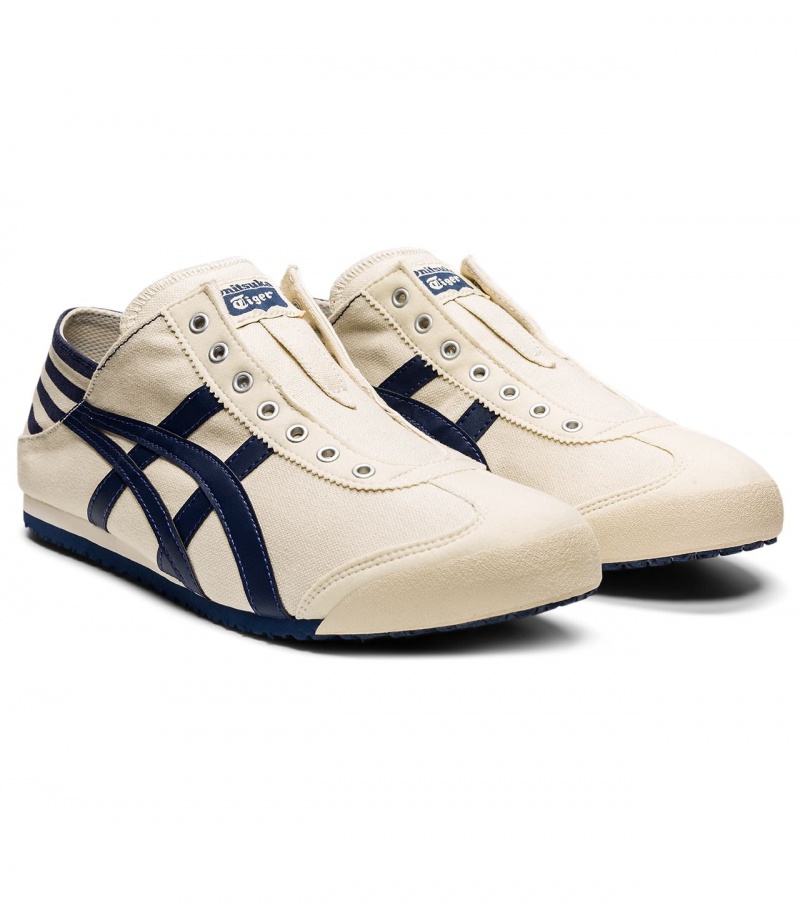 Beige / Navy Onitsuka Tiger Mexico 66 Paraty | 15809-AKRW