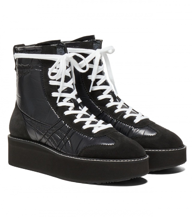 Black Onitsuka Tiger Delegation Chunk Boot | 74631-ZTKF