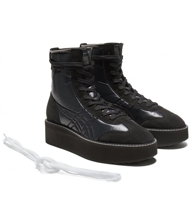 Black Onitsuka Tiger Delegation Chunk Boot | 10794-TPUC