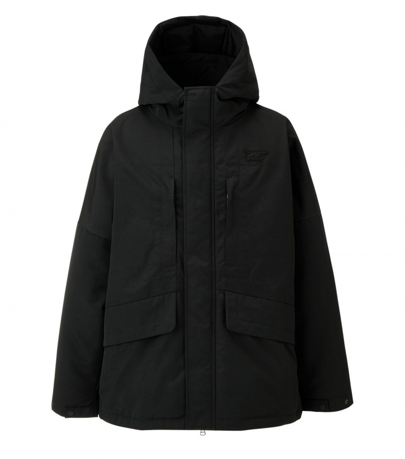 Black Onitsuka Tiger Down Jackets | 12504-TIOS