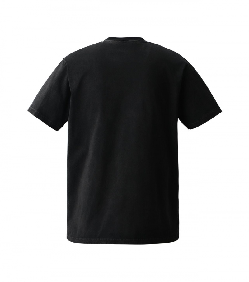 Black Onitsuka Tiger Graphic T Shirts | 28354-OTRA