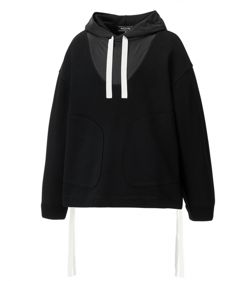 Black Onitsuka Tiger Hoodie | 02195-NCKL