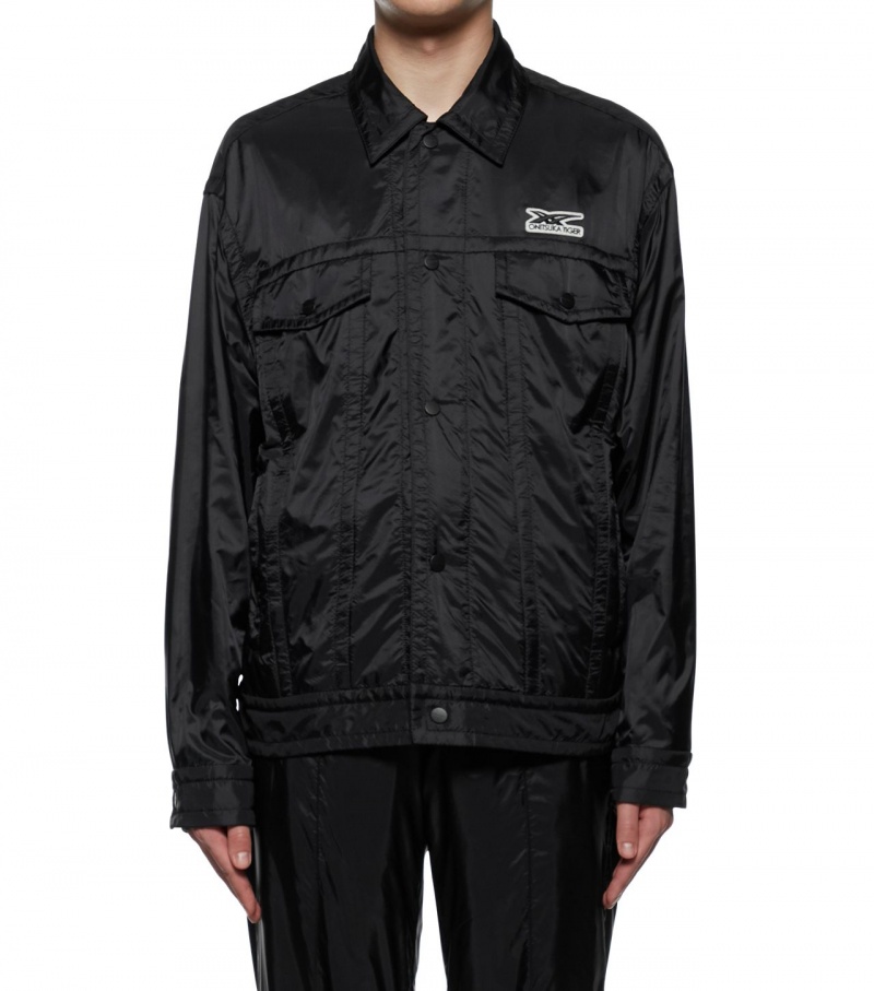 Black Onitsuka Tiger Jackets | 91785-APUY