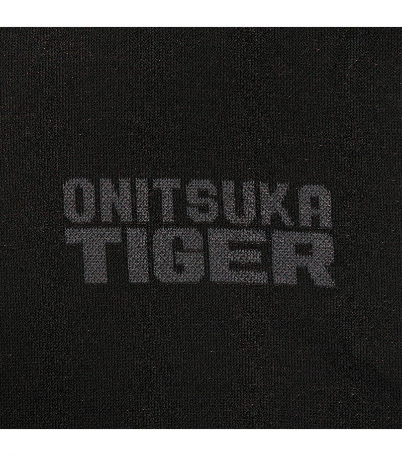 Black Onitsuka Tiger Knit Tops | 52069-TKES