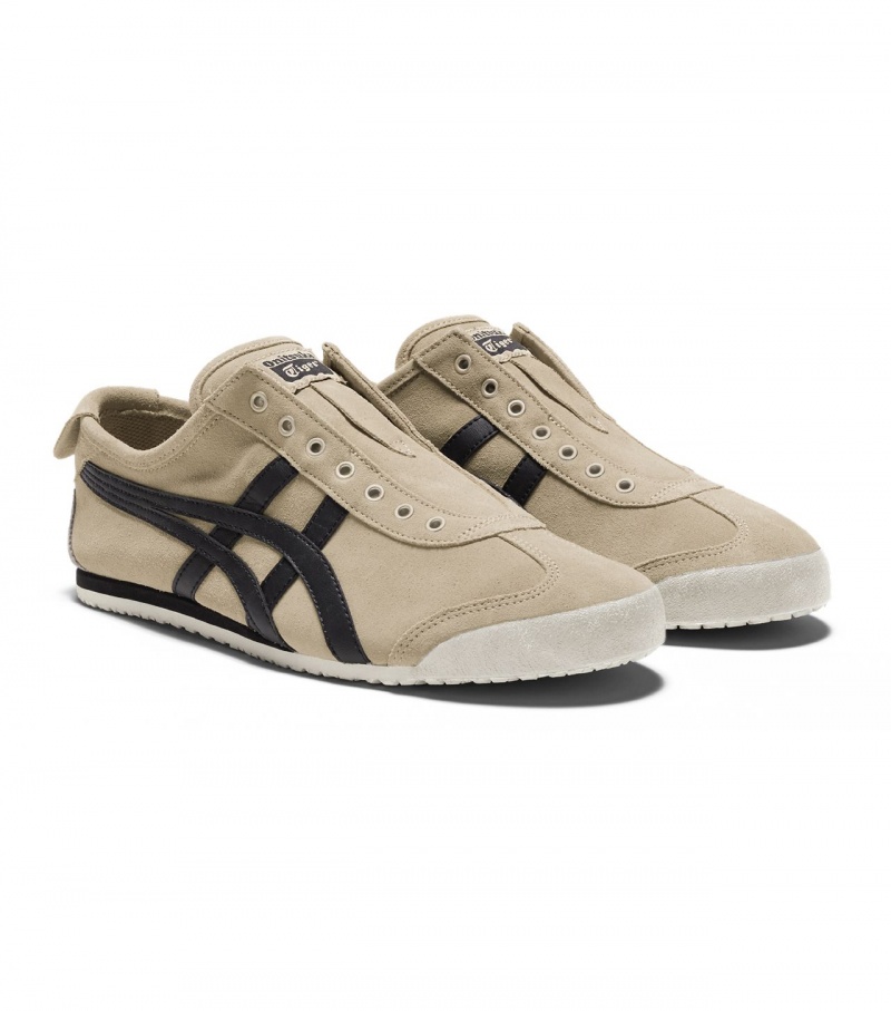 Black Onitsuka Tiger Mexico 66 Slip-On | 68152-WCRM