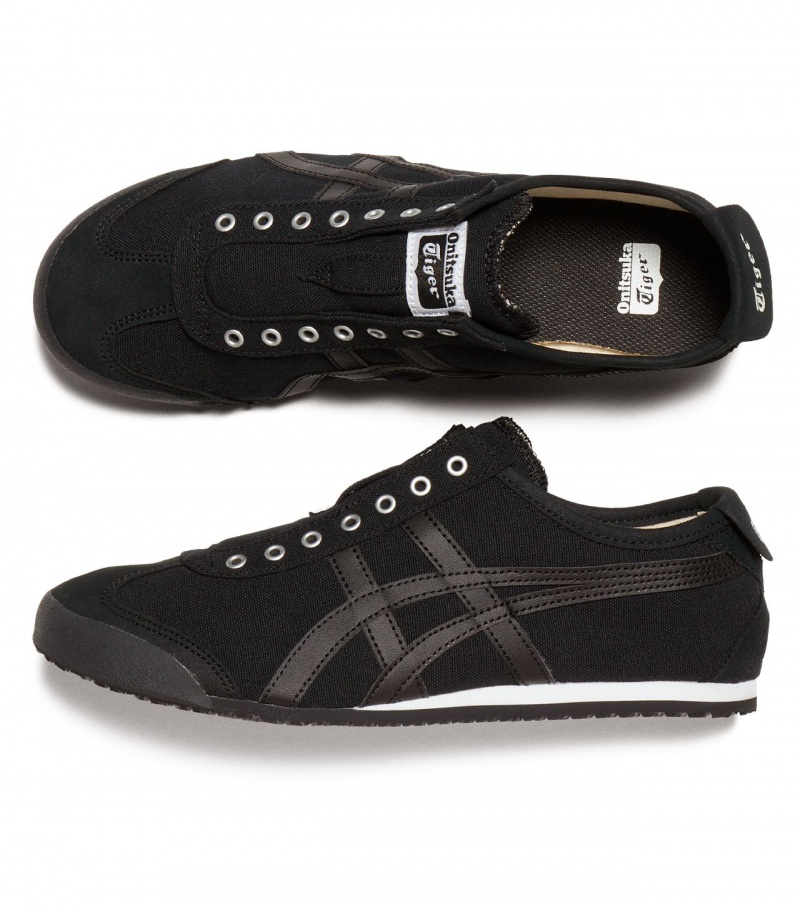 Black Onitsuka Tiger Mexico 66 Slip-On | 68415-XHIY