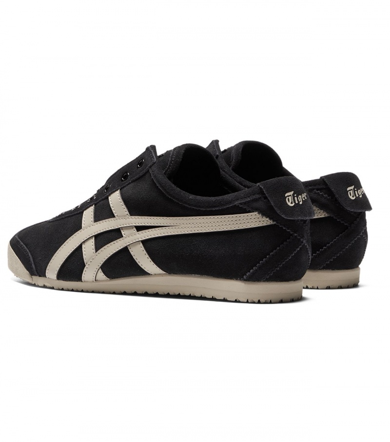 Black Onitsuka Tiger Mexico 66 Slip-On | 86045-QSKW