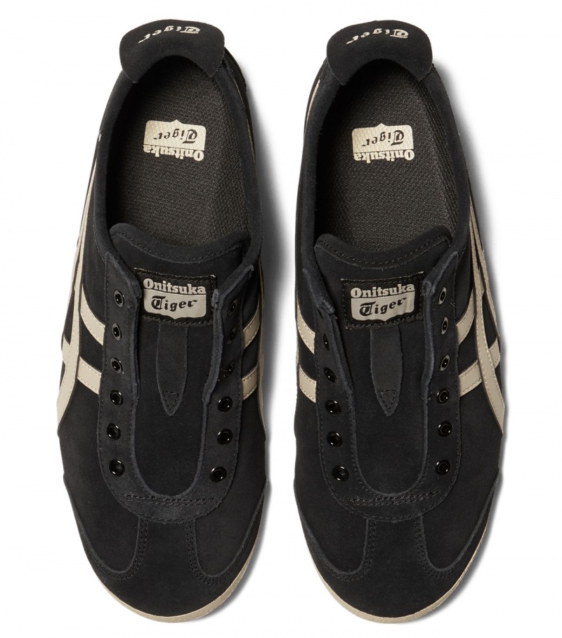 Black Onitsuka Tiger Mexico 66 Slip-On | 86045-QSKW