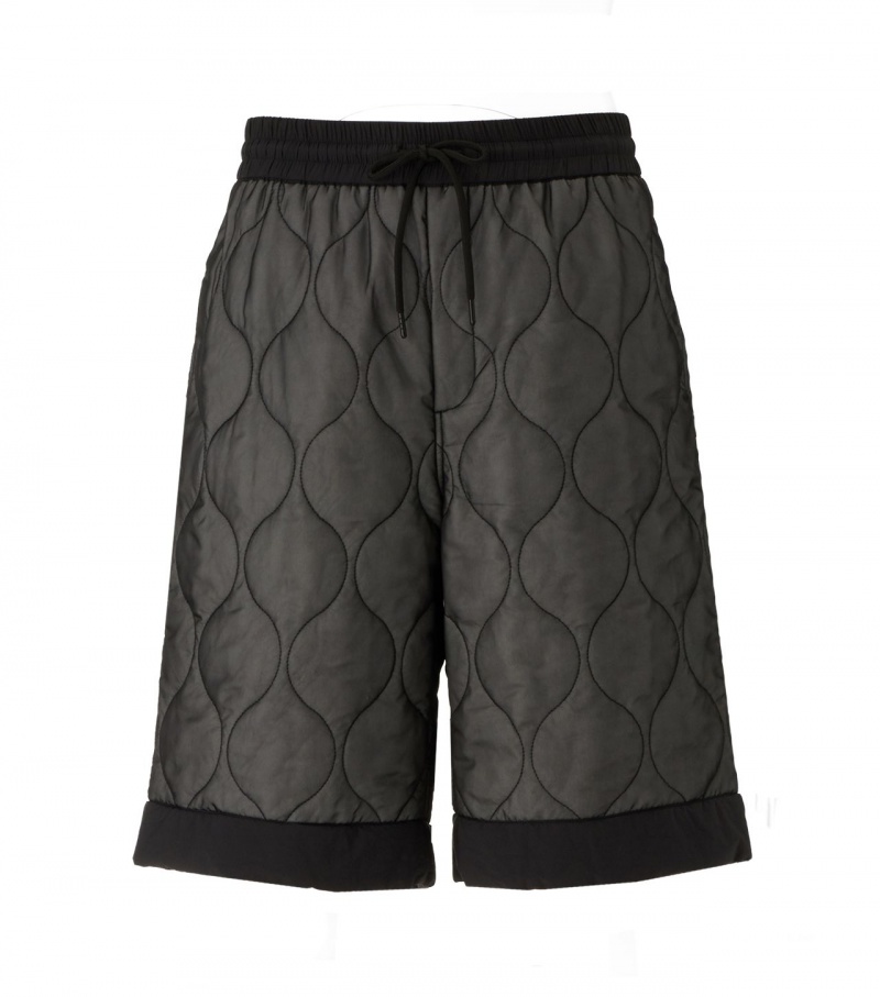 Black Onitsuka Tiger Padded Shorts | 54879-XDFT