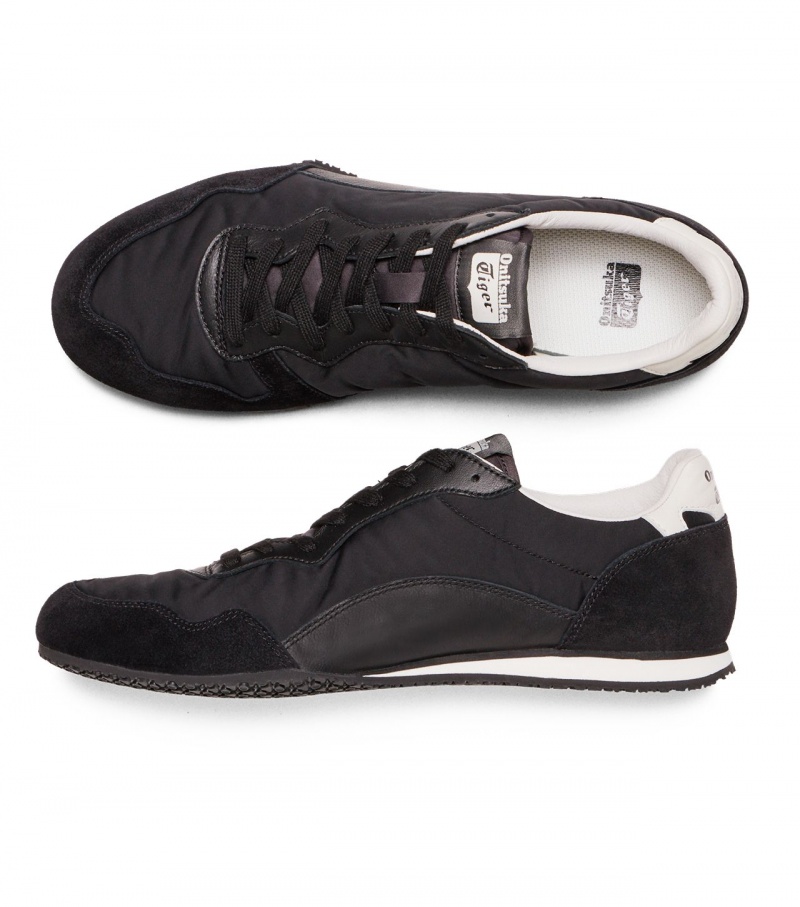 Black Onitsuka Tiger Serrano Cl | 46209-SLJQ