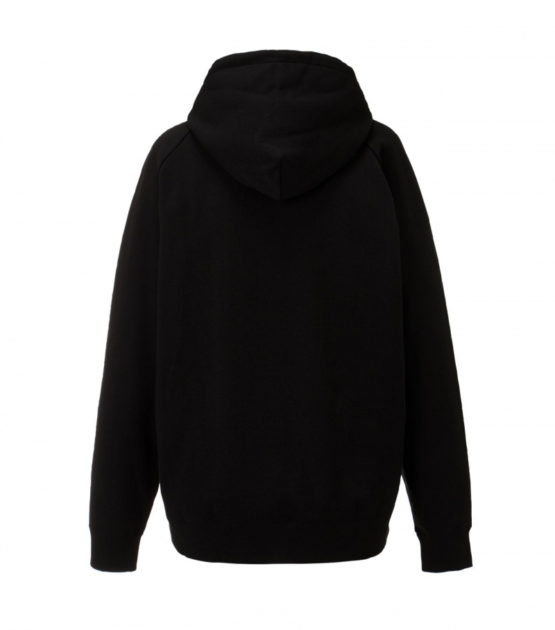 Black Onitsuka Tiger Sweat Hoodie | 36108-GRCJ