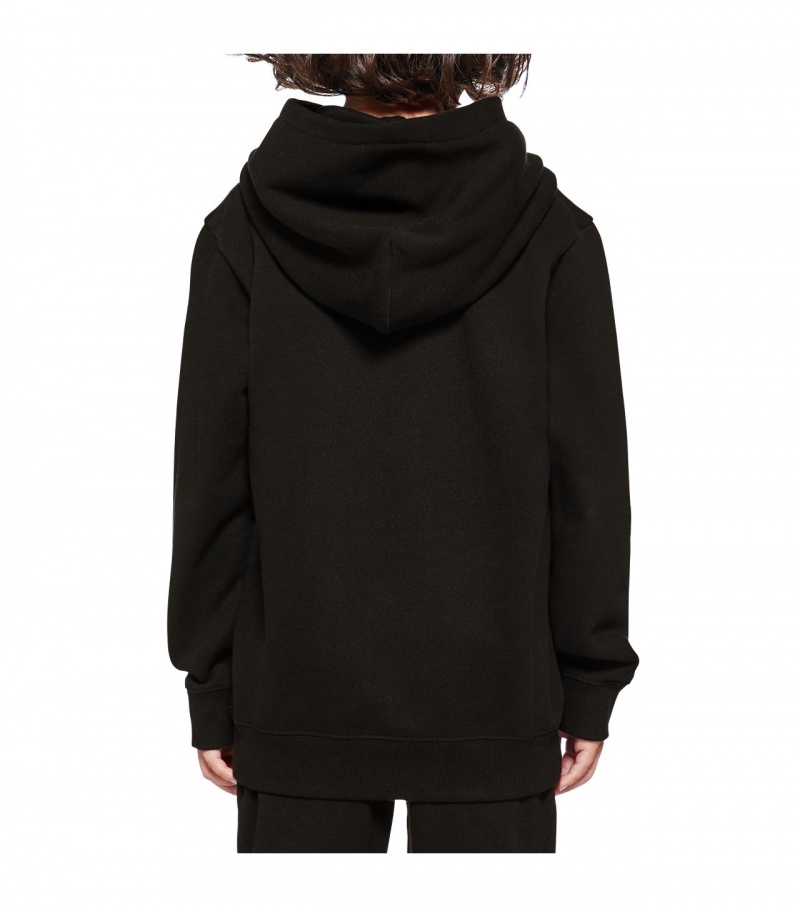 Black Onitsuka Tiger Sweat Hoodie | 92645-ACVK