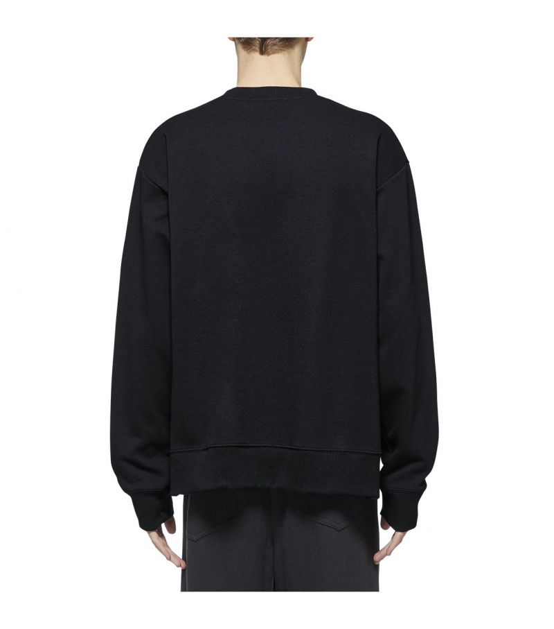 Black Onitsuka Tiger Sweatshirts | 28356-MPDR