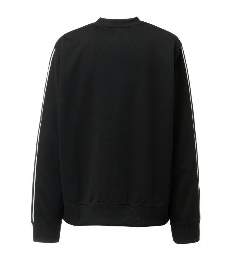 Black Onitsuka Tiger Sweatshirts | 41652-PAYC