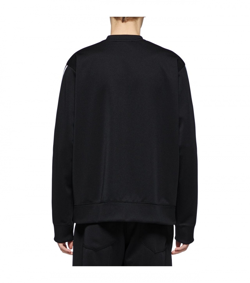 Black Onitsuka Tiger Sweatshirts | 41652-PAYC