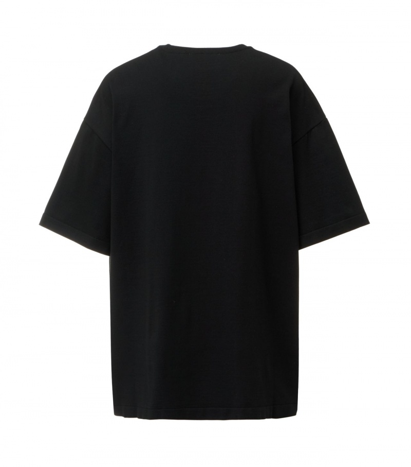 Black Onitsuka Tiger T Shirts | 36951-DGWX