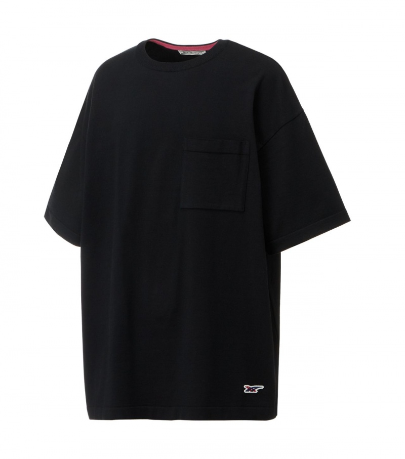 Black Onitsuka Tiger T Shirts | 36951-DGWX