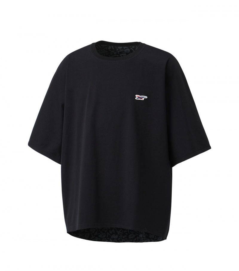 Black Onitsuka Tiger T Shirts | 60153-FUXS