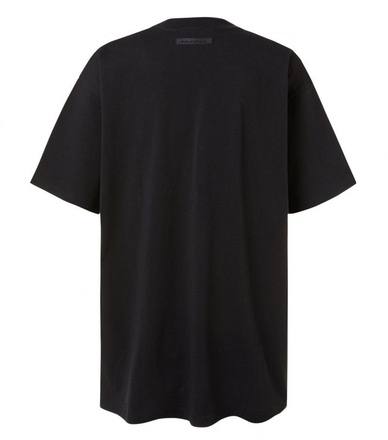 Black Onitsuka Tiger T Shirts | 94782-GRCS