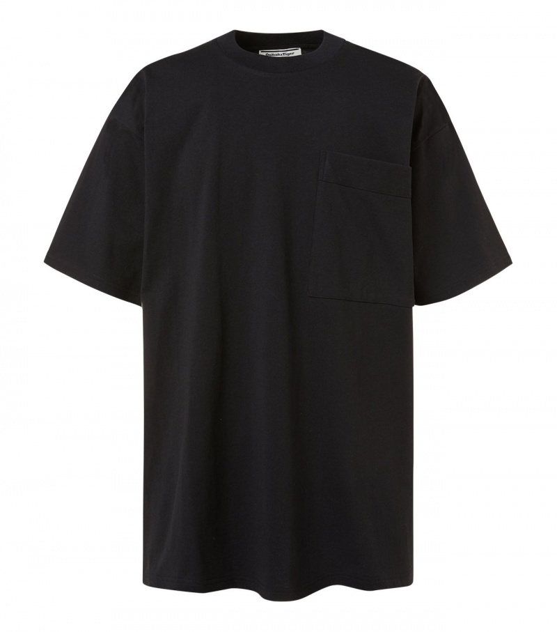 Black Onitsuka Tiger T Shirts | 94782-GRCS