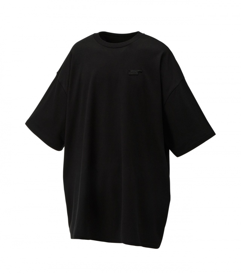 Black Onitsuka Tiger T Shirts | 98217-LXYA