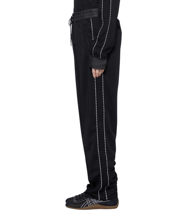 Black Onitsuka Tiger Track Pants | 84576-KVIP