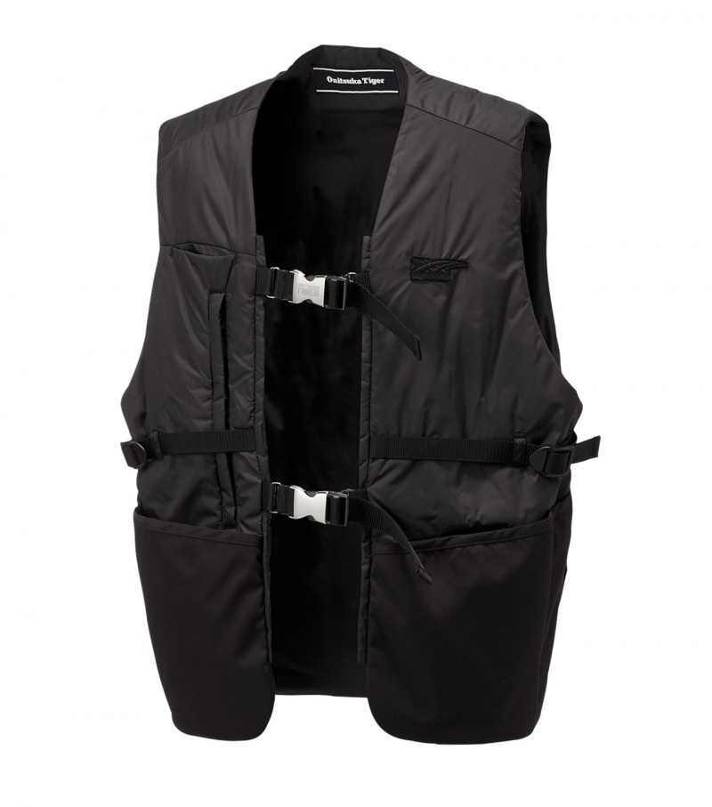 Black Onitsuka Tiger Vest | 36428-RVLI